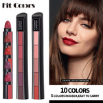 5 In 1 Matte Lipstick Kit Waterproof-Shade-02