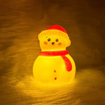 2 PCS New Christmas Night Light Hat Snowman Luminous