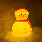 3 PCS New Christmas Night Light Hat Snowman Luminous