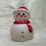 2 PCS New Christmas Night Light Hat Snowman Luminous